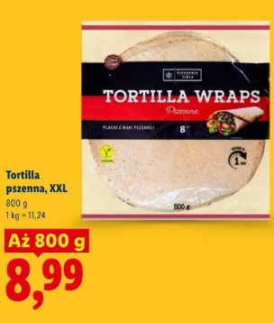 Tortilla pszenna, XXL