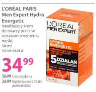 L'Oréal Paris Men Expert Hydra Energetic nawilżający krem przeciw oznakom zmęczenia męskiej skóry