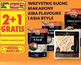 Wszystkie suche makarony Asia Flavours i Asia Style