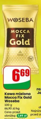 Kawa mielona Mocca Fix Gold Woseba