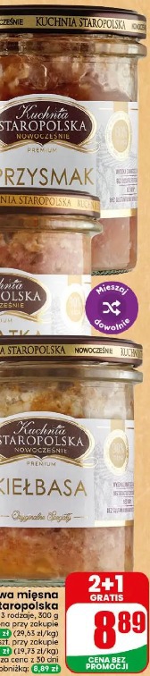 Konserwa mięsna Kuchnia Staropolska kiełbasa