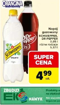 Schweppes, Dr Pepper napój gazowany Orangina