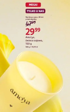 Amo'ya, świeca sojowa