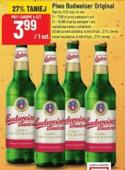 Piwo Budweiser Original