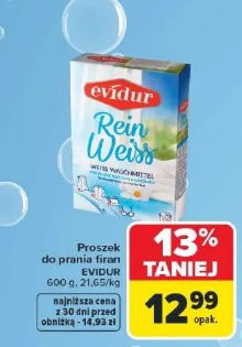 Proszek do prania firan Evidur