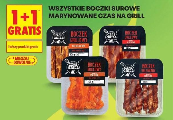 Wszystkie boczki surowe marynowane Czas na Grill