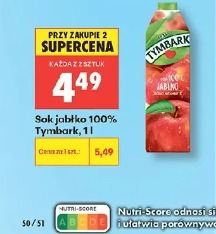Sok jabłko 100% Tymbark