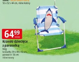 Krzesło dziecięce z parasolką Vog