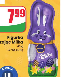 Figurka zając Milka