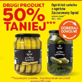Ogórki lub sałatka z ogórków Zaczarowany Ogród