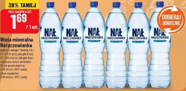 Woda mineralna Nałęczowianka Nestle