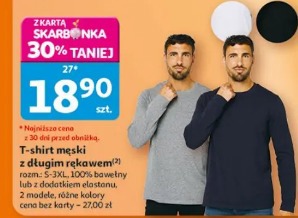 Inextenso t-shirt męski z długim rękawem
