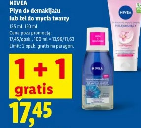 Nivea Płyn do demakijażu lub żel do mycia twarzy