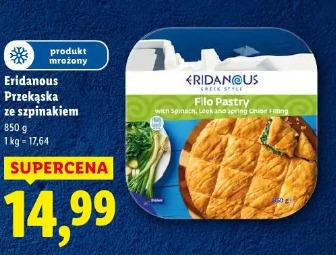 Przekąska ze szpinakiem