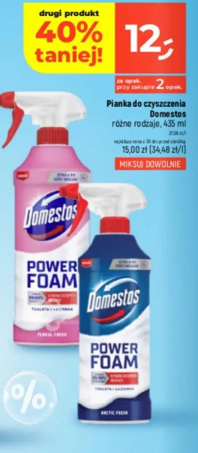 Pianka do czyszczenia Domestos