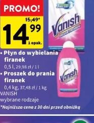 Płyn do wybielania firanek Vanish