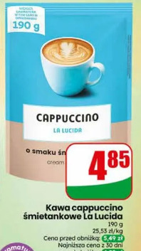 Kawa cappuccino śmietankowe La Lucida