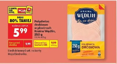 Polędwica drobiowa w plastrach Kraina Wędlin