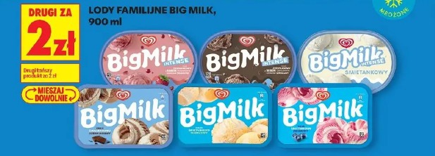 Lody familijne Big Milk