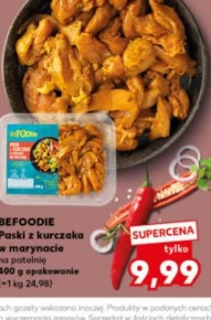 Befoodie Paski z kurczaka w marynacie na patelnię