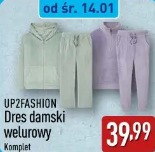Up2fashion Dres damski welurowy