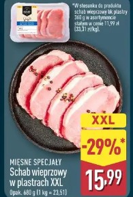 Mięsne Specjały Schab wieprzowy w plastrach XXL