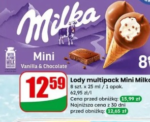 Lody multipack Mini Milka
