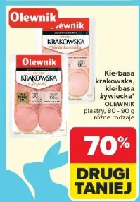 Kiełbasa krakowska, kiełbasa żywiecka OLEWNIK