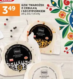 Gzik twarożek z cebulką i szczypiorkiem Jana