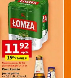 Piwo Łomża jasne pełne