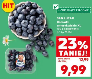 SAN LUCAR Borówki amerykańskie XL 130 g opakowanie