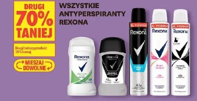 Wszystkie antyperspiranty Rexona