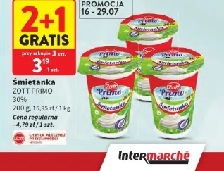 Śmietanka Zott Primo 30%