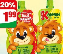 Mus Kubuś truskawka marchew / banan jabłko
