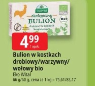 Bulion w kostkach drobiowy/warzywny/wołowy bio Eko Wital