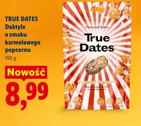True Dates Daktyle o smaku karmelowego popcornu