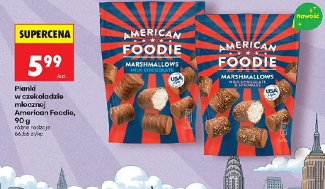Pianki w czekoladzie mlecznej American Foodie
