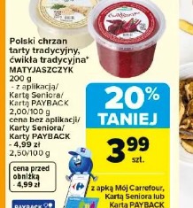 Polski chrzan tarty tradycyjny, ćwikła tradycyjna MATYJASZCZYK