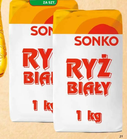 Ryż biały długoziarnisty Sonko