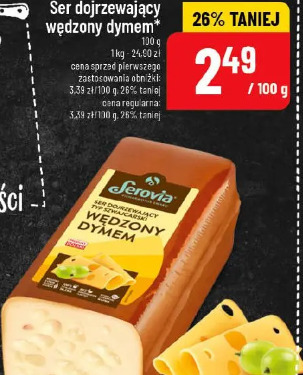 Ser dojrzewający wędzony dymem Serovia
