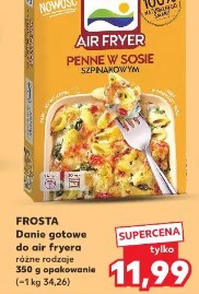 Frosta Danie gotowe do air fryera penne w sosie szpinakowym