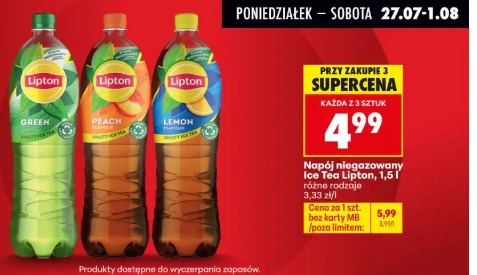 Ice Tea Lipton napój niegazowany