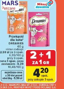 Dreamies przysmak dla kota Mars Petcare