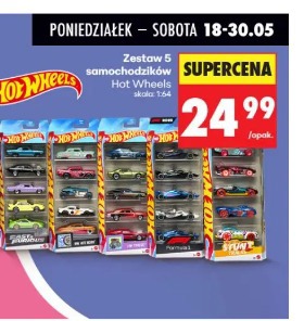 Zestaw 5 samochodzików Hot Wheels