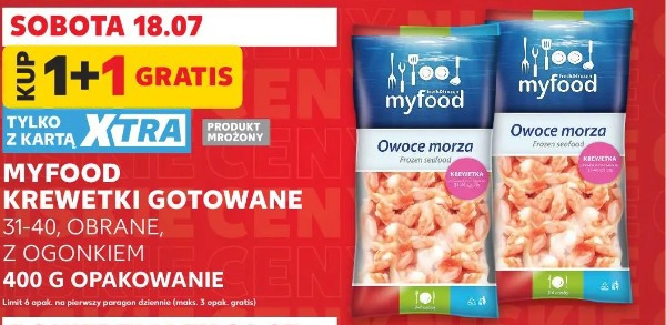 Myfood Krewetki gotowane