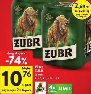 Piwo Żubr 