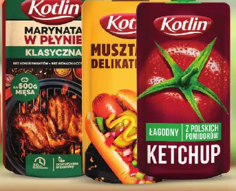 Ketchup, musztarda, marynata, sos Kotlin