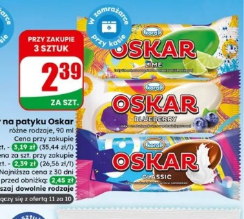 Lody na patyku Oskar