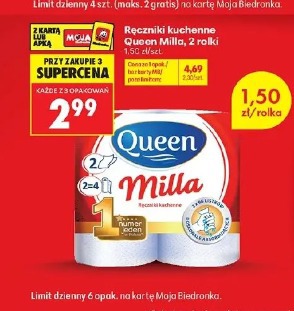 Ręczniki kuchnne Qeen Mila, 2 rolki