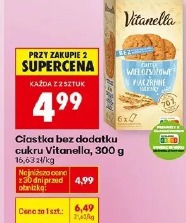 Ciastka bez dodatku cukru Vitanella, 300 g